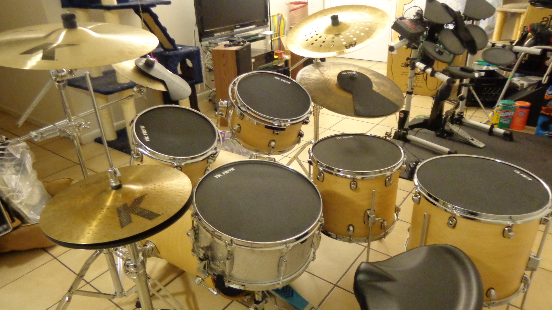 Drum Kit Right Side view